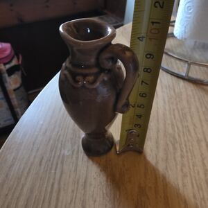 Source Unknown Brown Ceramic Vase
